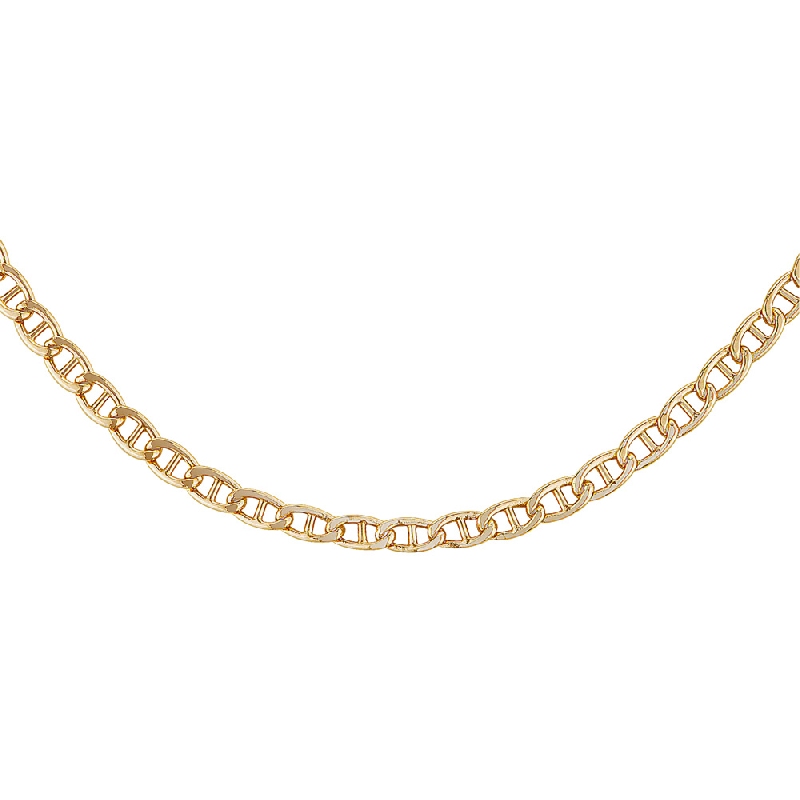 Collana traversino in oro giallo 18k, 50 cm