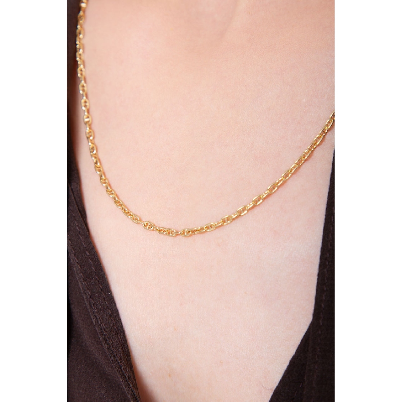 Marine chain in 18k yellow gold