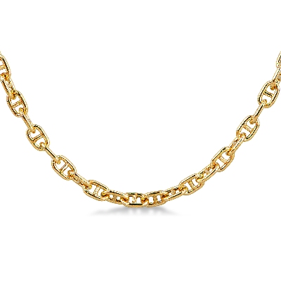 Marine chain in 18k yellow gold