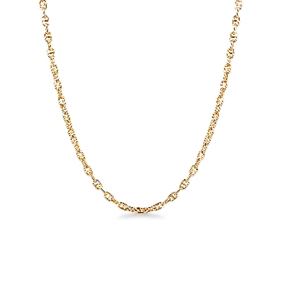 Marine chain in 18k yellow gold