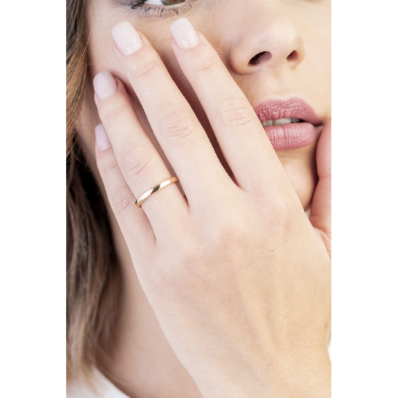 Fede Unoaerre modello comoda in oro giallo 18k