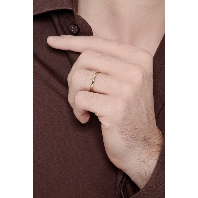 Fede Unoaerre Comoda 3 mm in oro giallo 18k