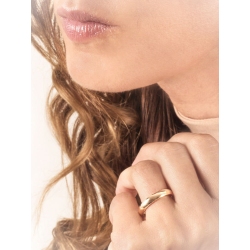 Fede Unoaerre comoda 4 mm in oro giallo 18k 2