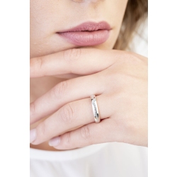 Fede Comoda in oro bianco 18k 2