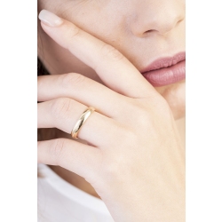 Fede comoda in oro giallo 18k 2