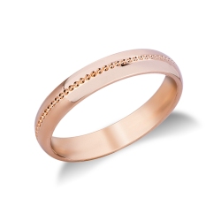 Fede Comoda in oro rosa 18k