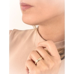 Diamond cut yellow gold 18k wedding ring  2