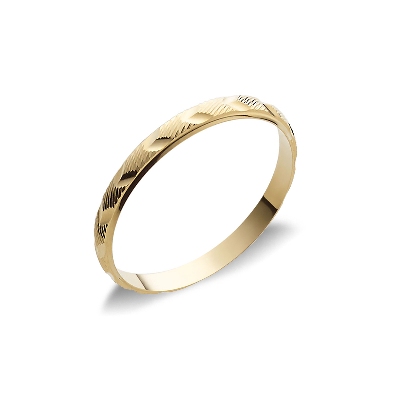 Unoaerre wedding ring in yellow gold 18k