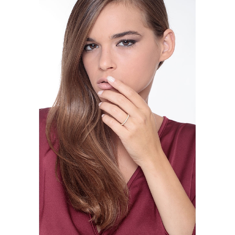 Eternity a griffe in Oro giallo 18k con Diamanti