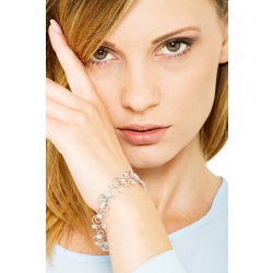 18k white gold fancy bracelet with diamonds 2