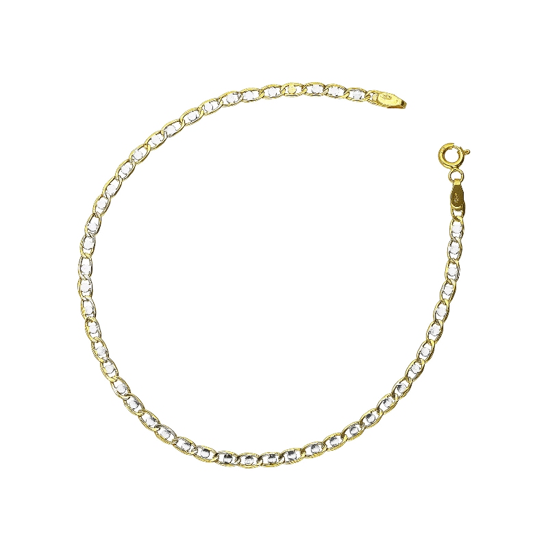 18K white and yellow gold bracelet