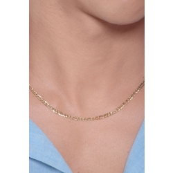 Figaro chain in 18k Yellow gold 2