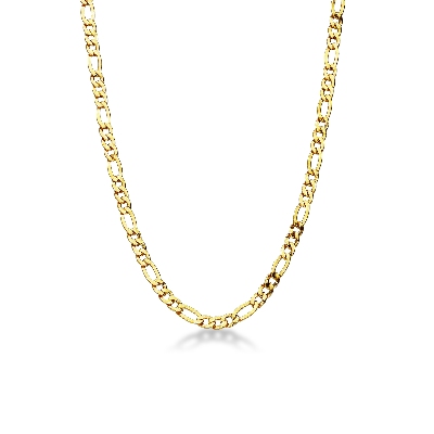 Figaro chain in 18k Yellow gold