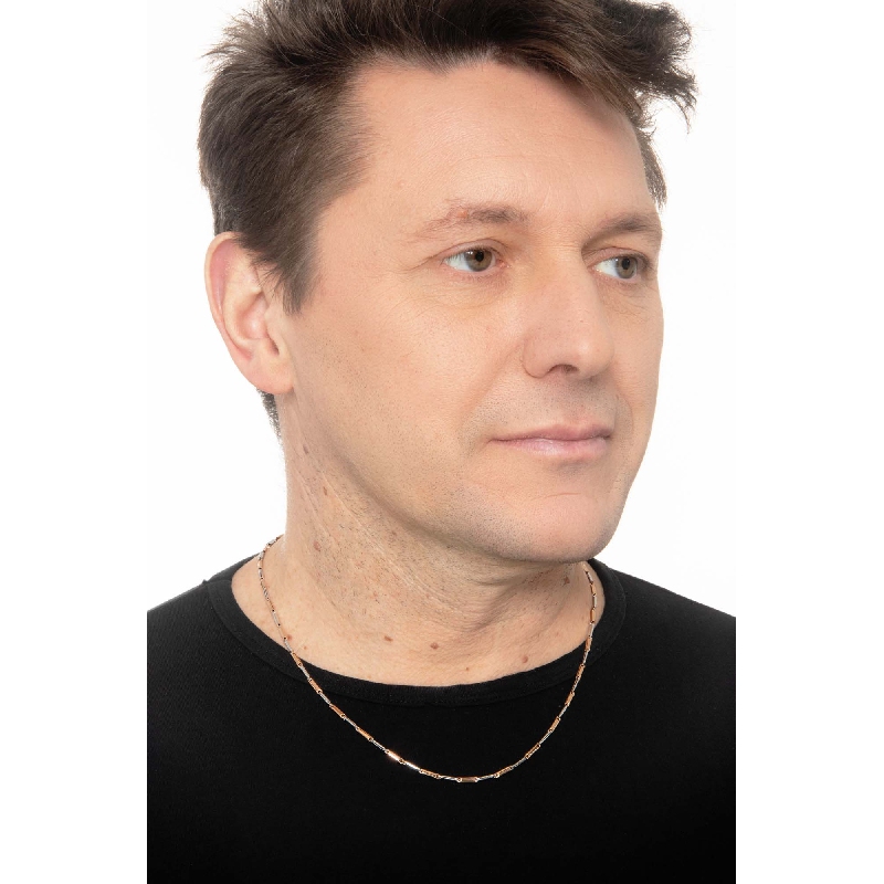 Chain in 18k Rose and white gold