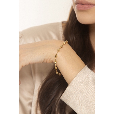 Bracelet in yellow gold 18k