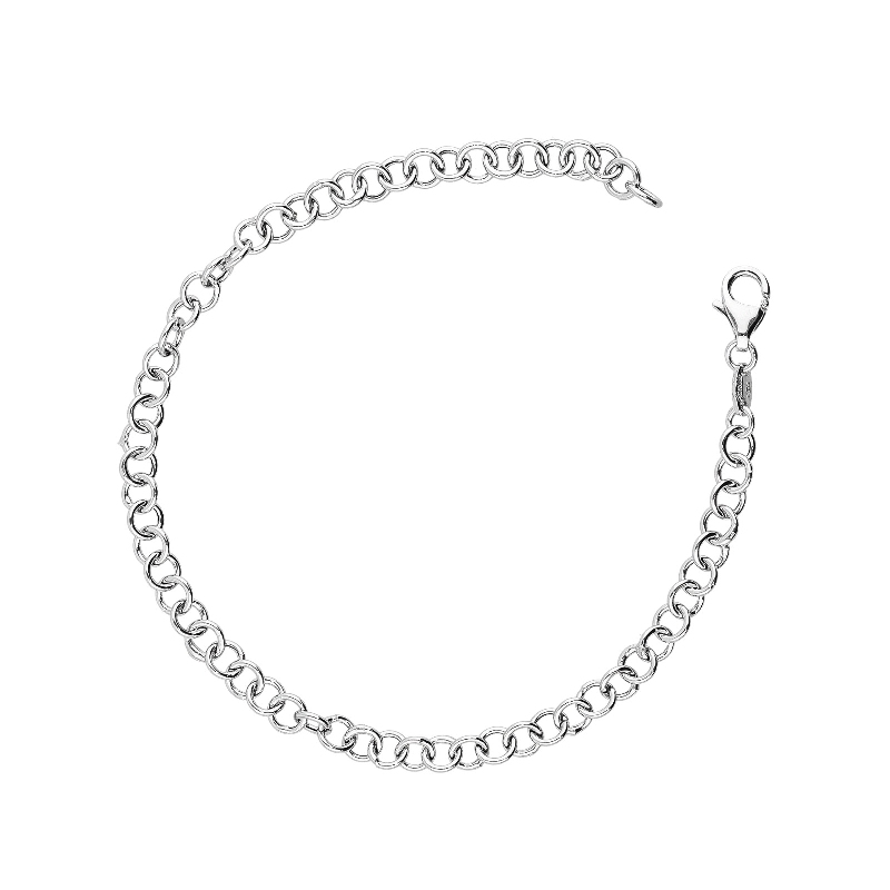 18k white gold classical bracelet