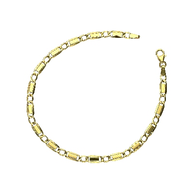 Bracelet 18k Gold with segments