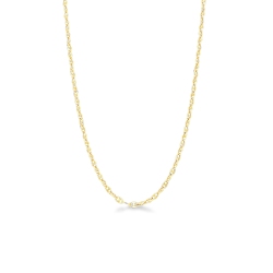 Small anchor necklace in 18k yellow gold