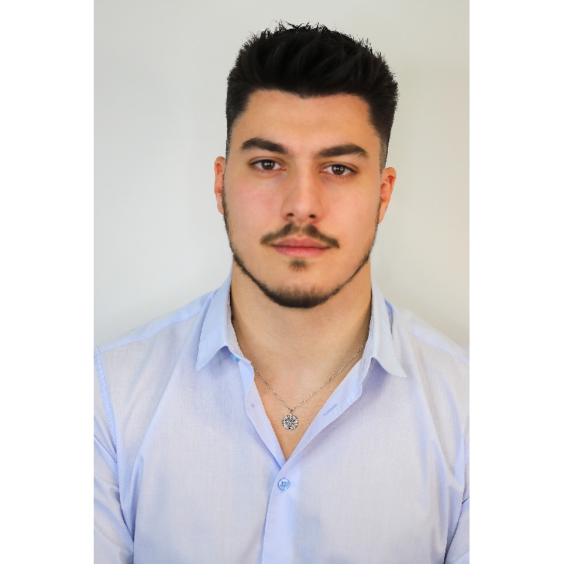 Necklace in white gold 18k with diamonds charm, 45+5 cm