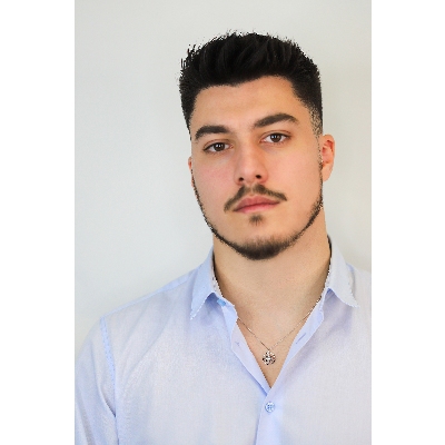 Necklace in white gold 18k with rolò chain and wind rose chain with diamonds, 45+5 cm