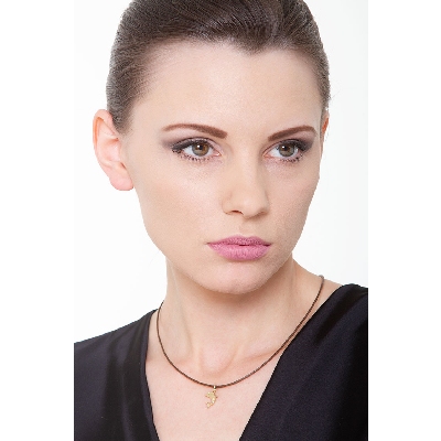 18k yellow gold delphin pendant