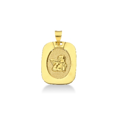 Pendant 18k Gold with Angel