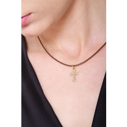 Cross in 18k yellow gold 2