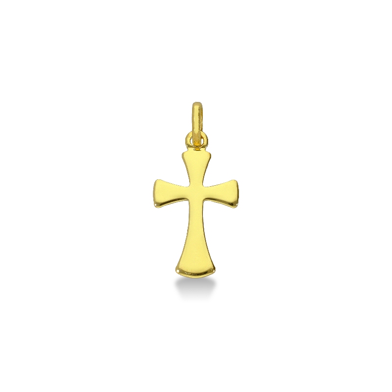 Cross in 18k yellow gold