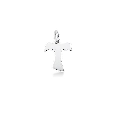 Pendant 18k White Gold with Tao cross