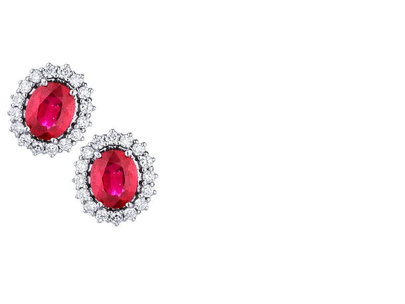 ESSENS Orecchini Princess Diana A Goccia Con Cristallo – Argento 925, Sistema A Monachella – Gioiello Elegante Donna In Cofanetto